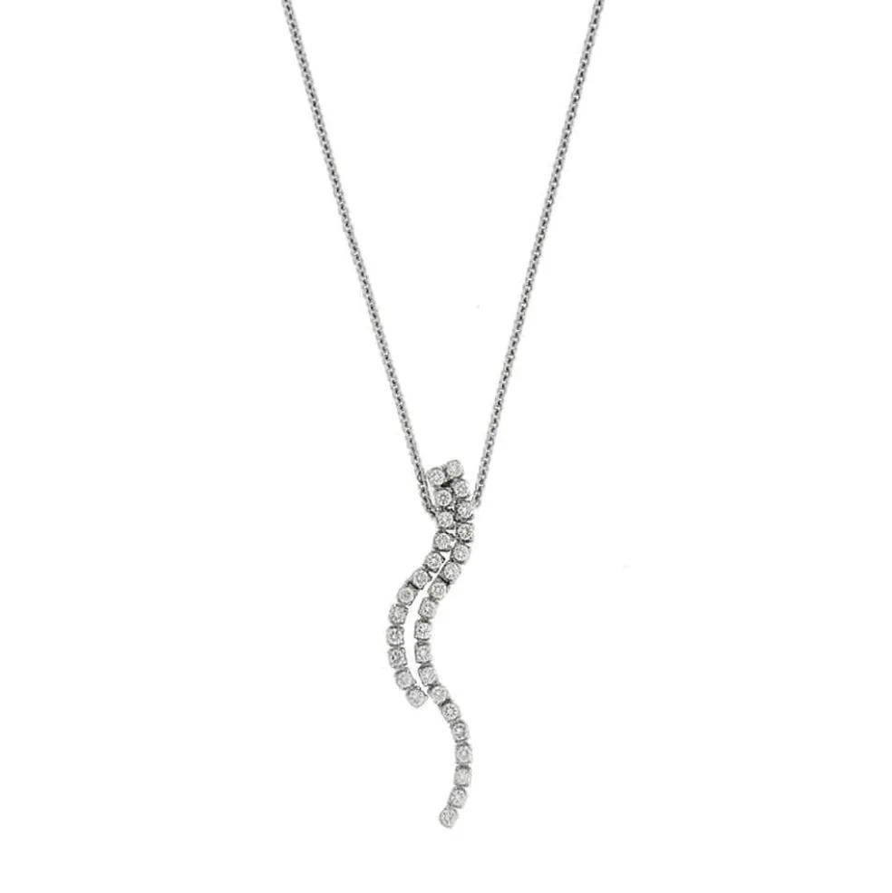 Collier avec pendentif et diamants