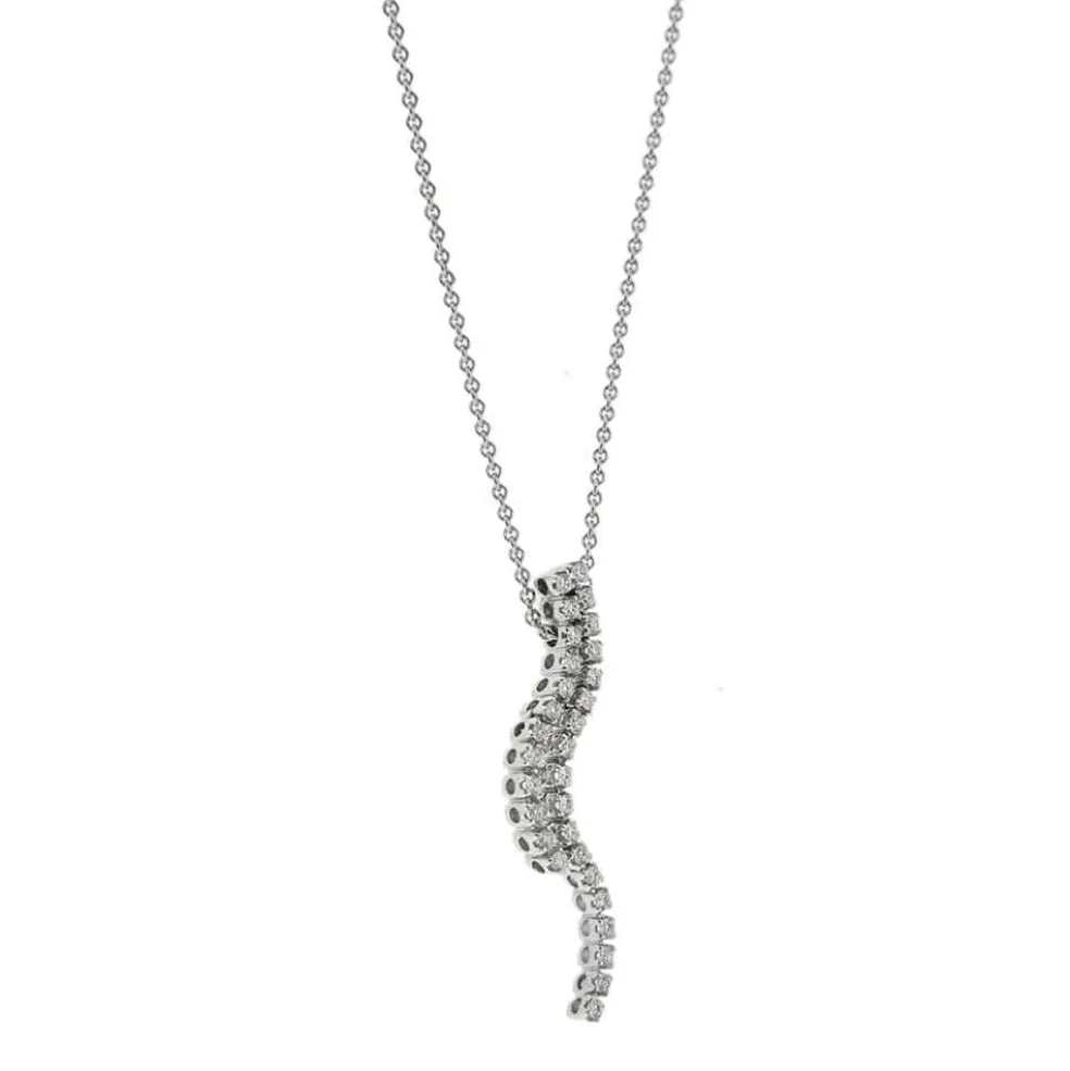 Collier avec pendentif et diamants