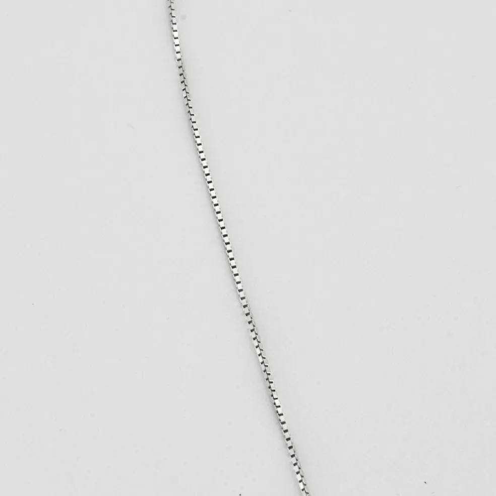 Collier avec Pendentif Fer à Cheval Or Blanc et Diamants
