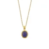 Collier avec pendentif lapis-lazuli