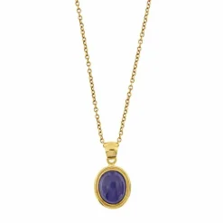 Collier avec pendentif lapis-lazuli
