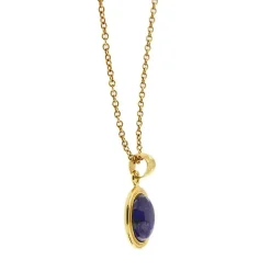 Collier avec pendentif lapis-lazuli