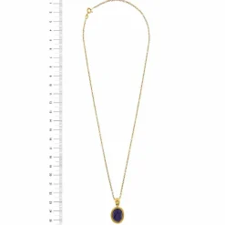 Collier avec pendentif lapis-lazuli
