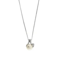 Collier avec perle et diamant