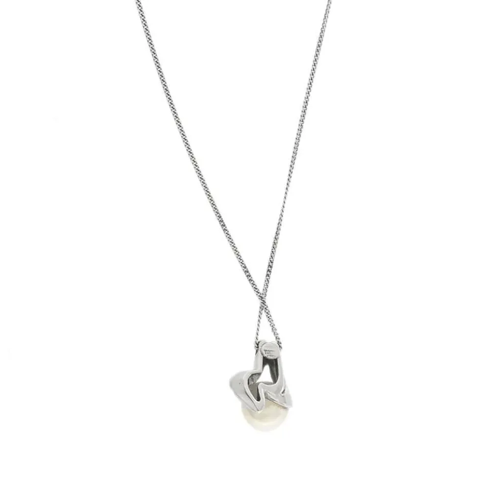 Collier avec perle et diamant