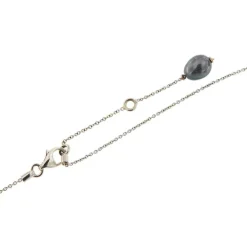 Collier avec perles et quartz citrine