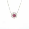 Collier avec rubis et diamants