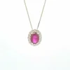 Collier avec rubis et diamants