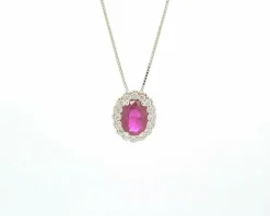 Collier avec rubis et diamants