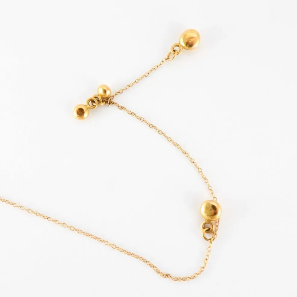 Collier Bayadère en or signé Laurence Oppermann