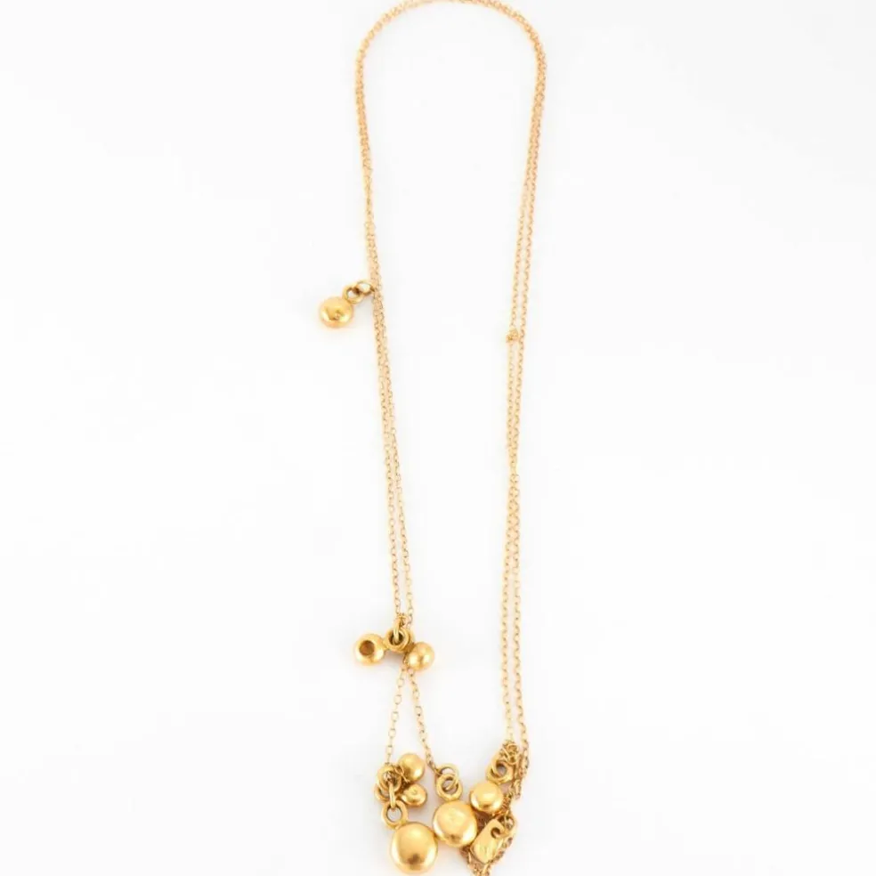 Collier Bayadère en or signé Laurence Oppermann