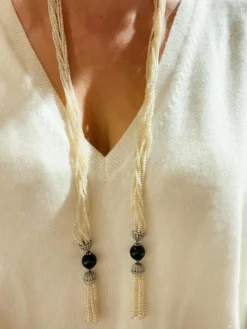 Collier Bayadère en perles fines
