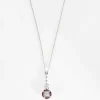 Collier belle époque or blanc diamants