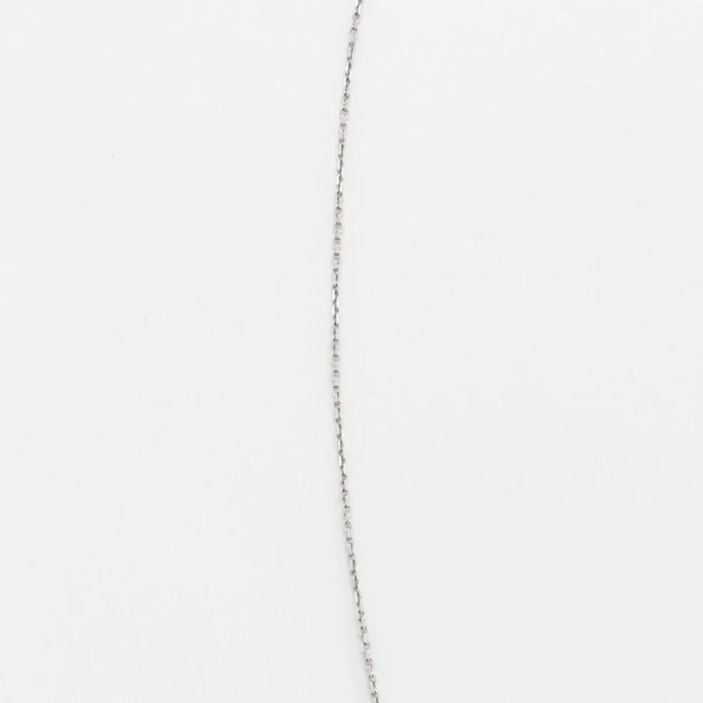 Collier belle époque or blanc diamants