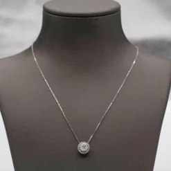 Collier BLANCHE en Or Blanc et Diamants