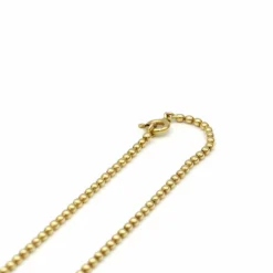 Collier boule or jaune