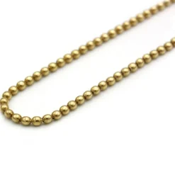 Collier boule or jaune