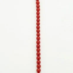 Collier boules de corail rouge