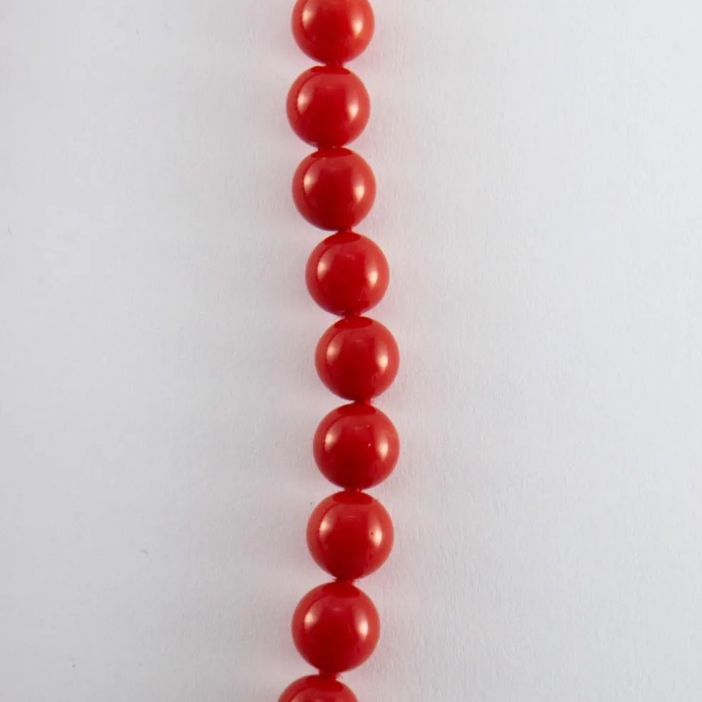 Collier Boules de Corail Or