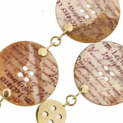 Collier boutons et perles