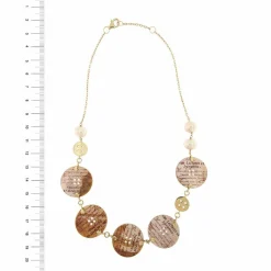 Collier boutons et perles