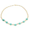 Collier cabochons turquoises