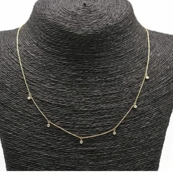 Collier CELIA en or jaune 18 carats avec diamants