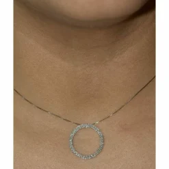 Collier Cercle De Vie en Or et Diamants