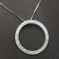 Collier Cercle De Vie en Or et Diamants