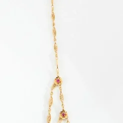 Collier chaine filigrane or jaune