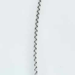 Collier chaine Jaseron or blanc
