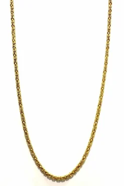 Collier chaine maille royale en Or jaune