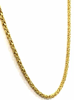 Collier chaine maille royale en Or jaune