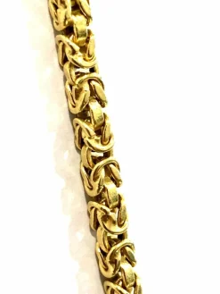 Collier chaine maille royale en Or jaune