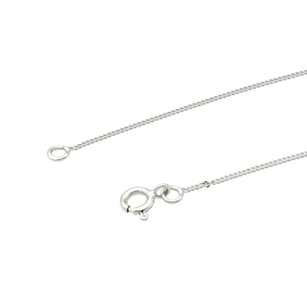 Collier Chaîne + pendentif Or blanc Diamant