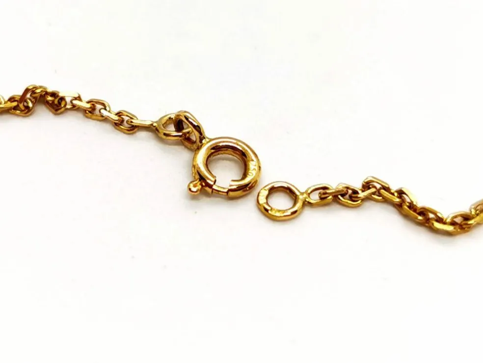 Collier Chaîne + pendentif Or jaune Opale