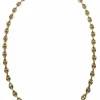 collier chaîne maille grain de café
