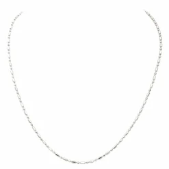 Collier Chaîne Or blanc