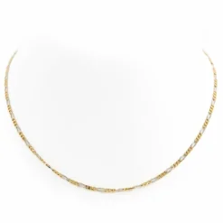 Collier Chaîne Or jaune, Or blanc