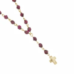 Collier chapelet avec grenats