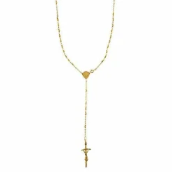 Collier chapelet en or jaune