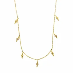 Collier charms émaillés