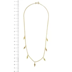 Collier charms émaillés
