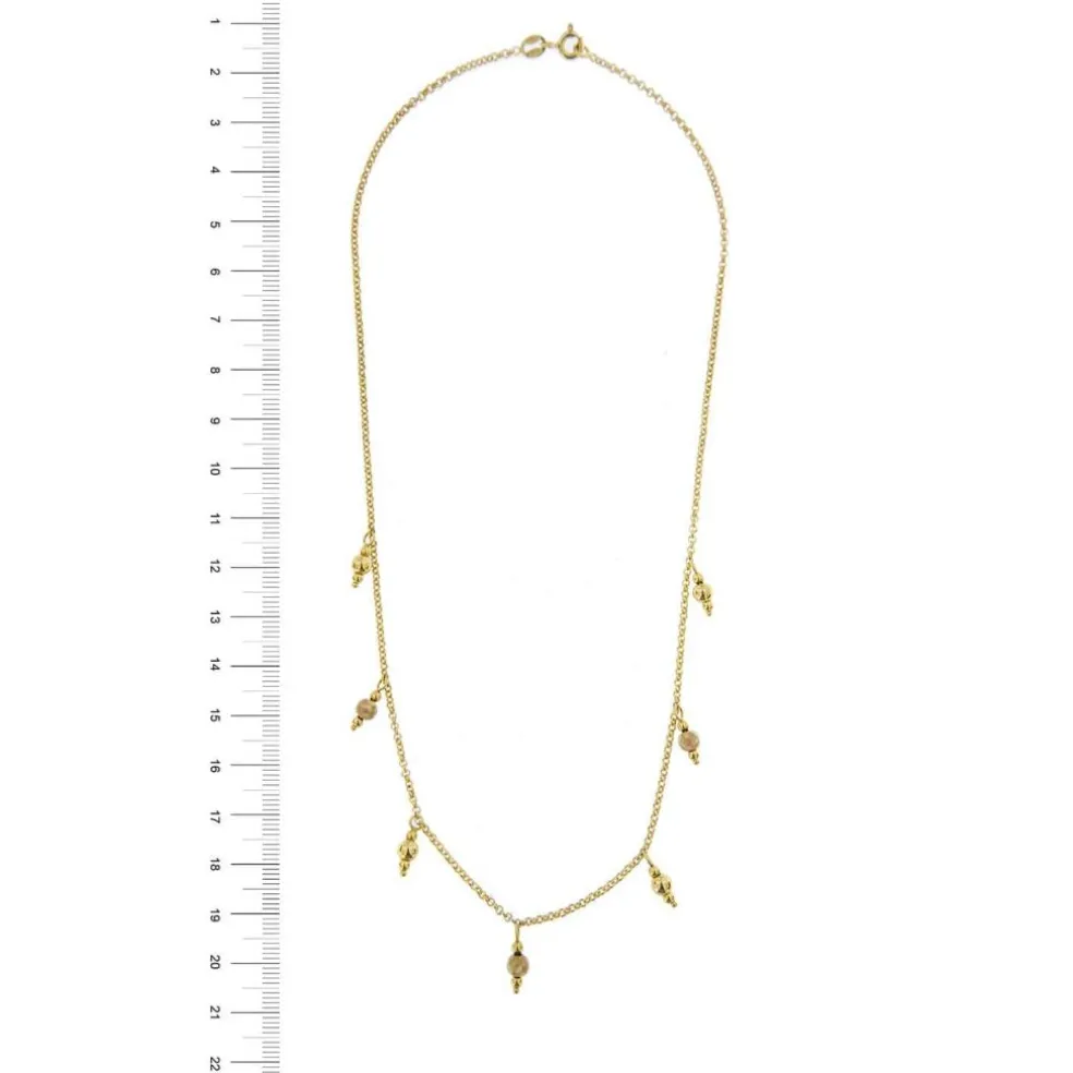 Collier charms émaillés