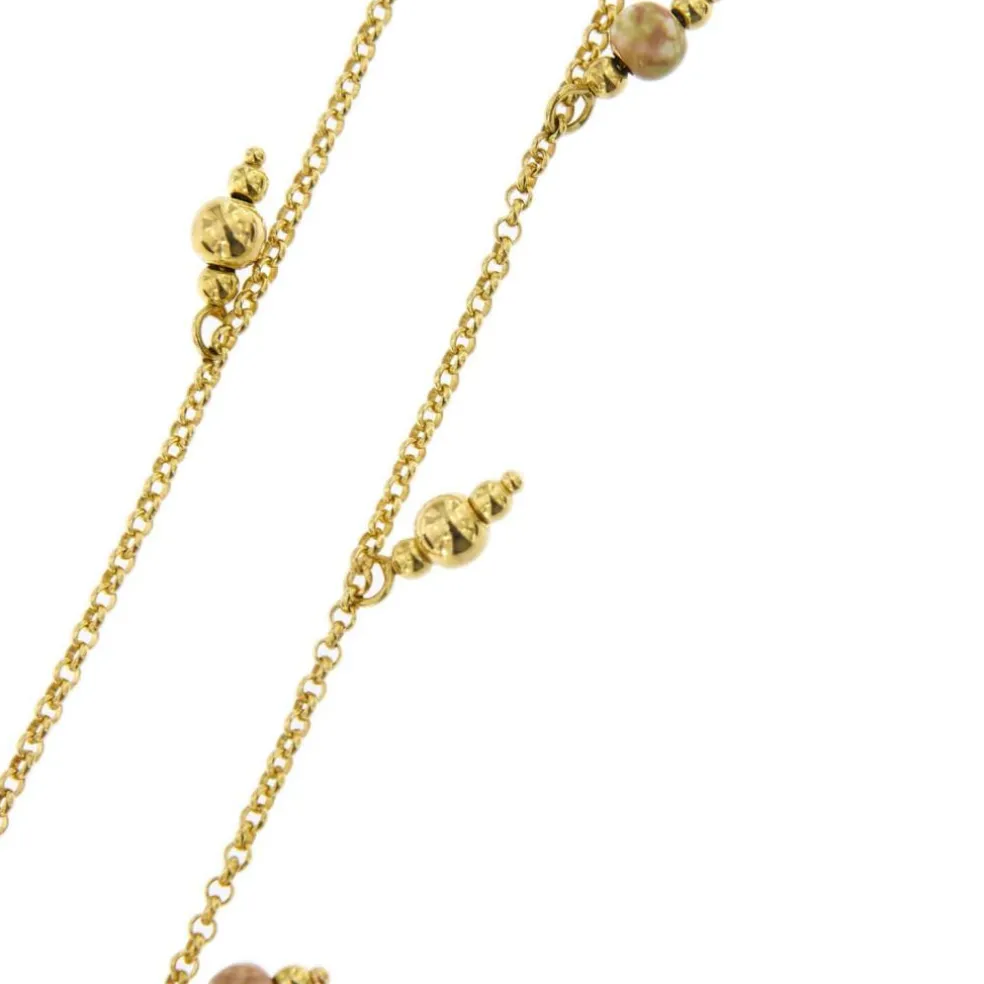 Collier charms émaillés