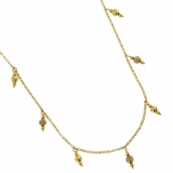 Collier charms émaillés