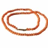 Collier choker 19e siècle corail or rose