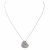 Collier Coeur Or blanc Diamant