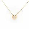 Collier Coeur Or jaune