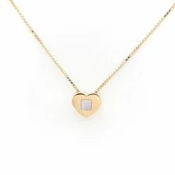 Collier Coeur Or jaune